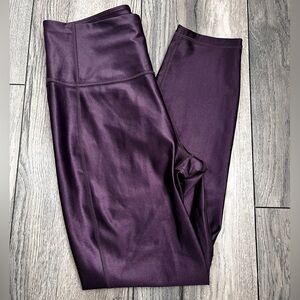All In Motion Brand Athleisure Exercise Leggings, Shiny Purple, Size XS